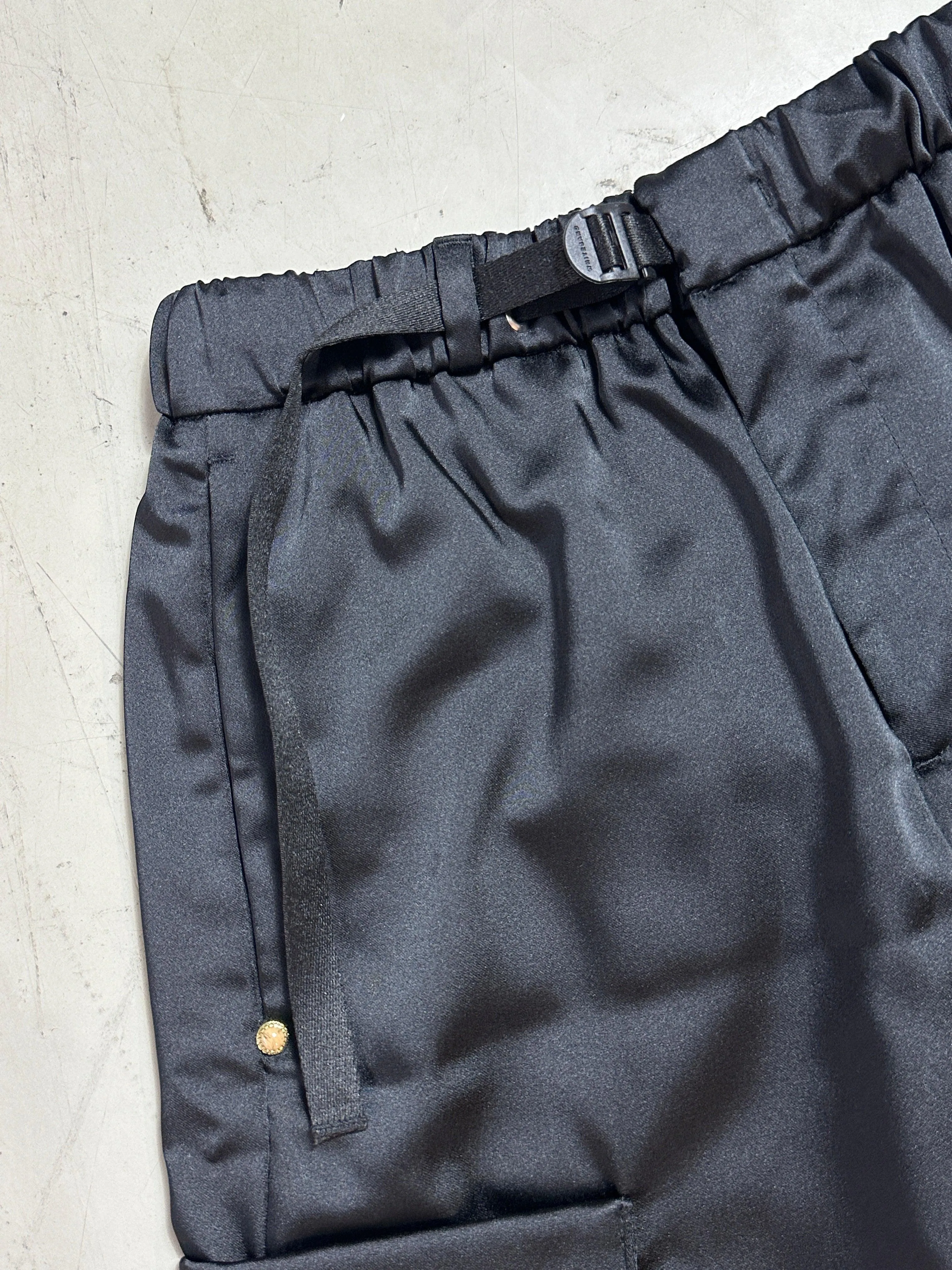 Satin Cargo Pants