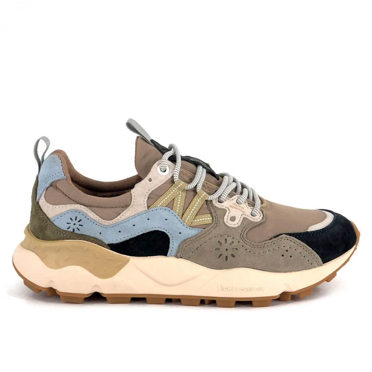 Sneaker Yamano 3 Brown Army Green