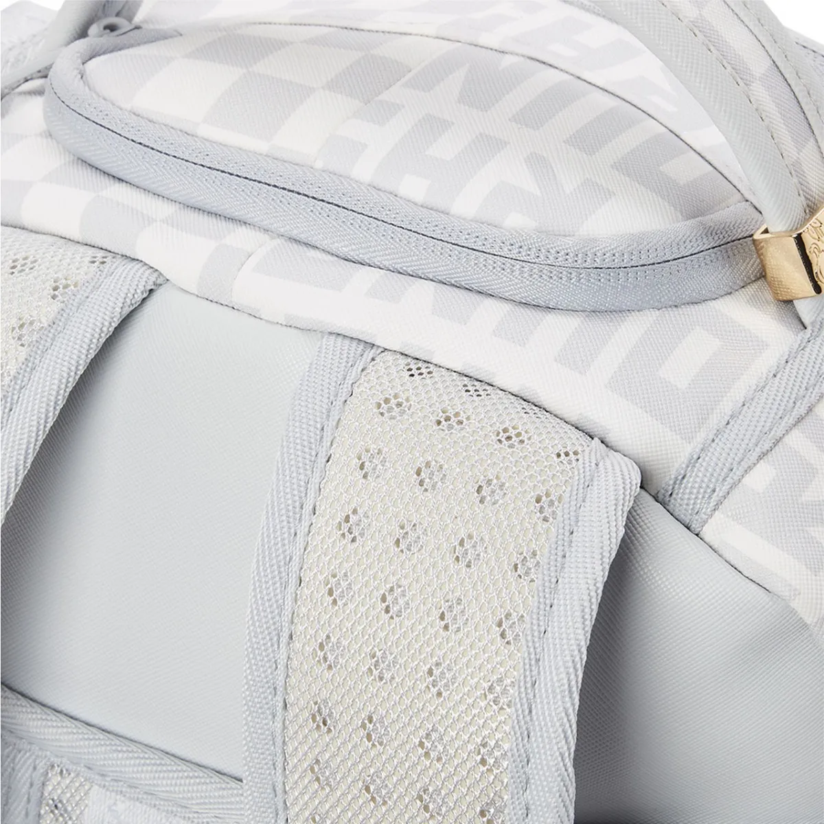 Split Mean And Clean Backpack, Bianco