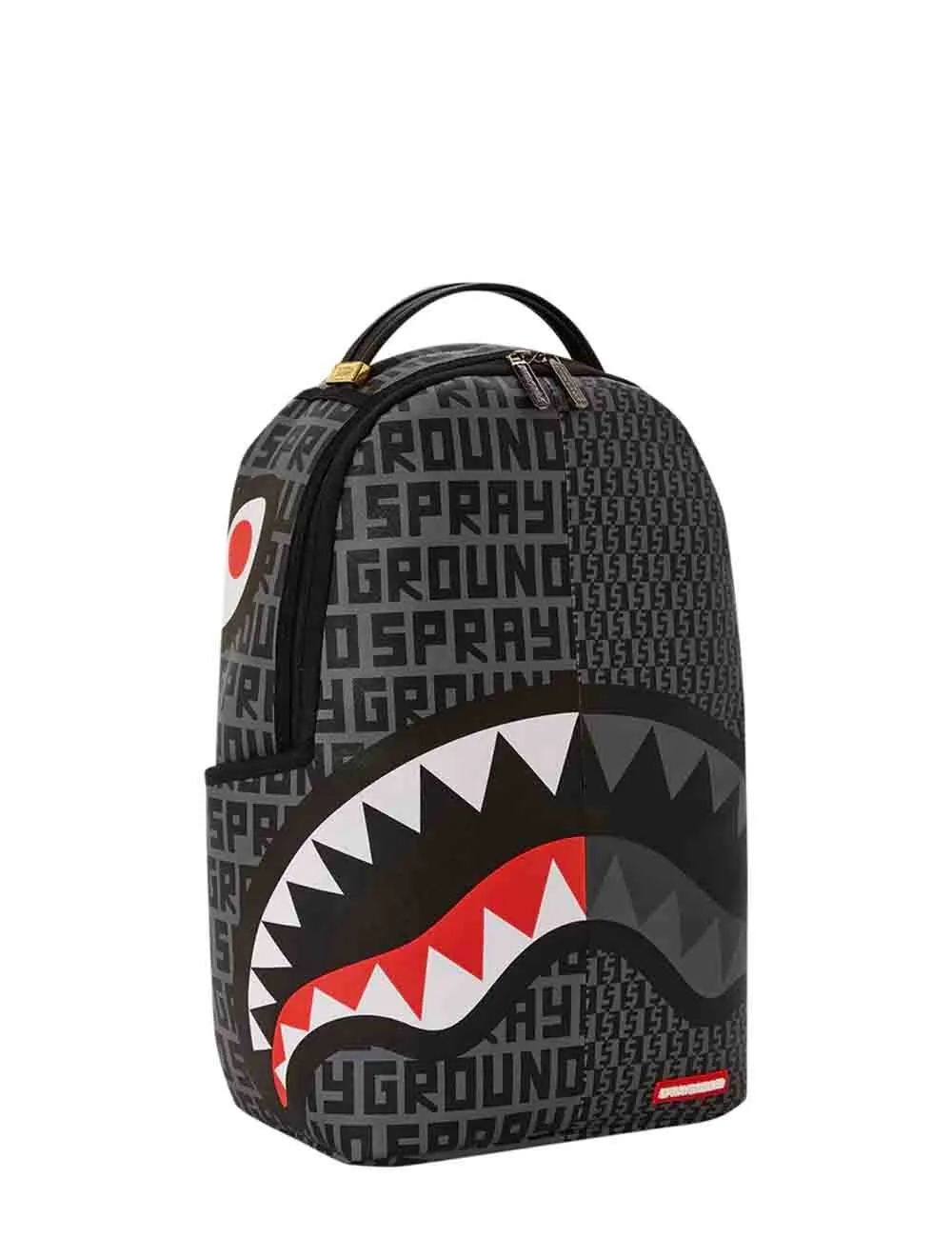 Sprayground     Zaino Split Infinity Check In Grey Backpack Nero