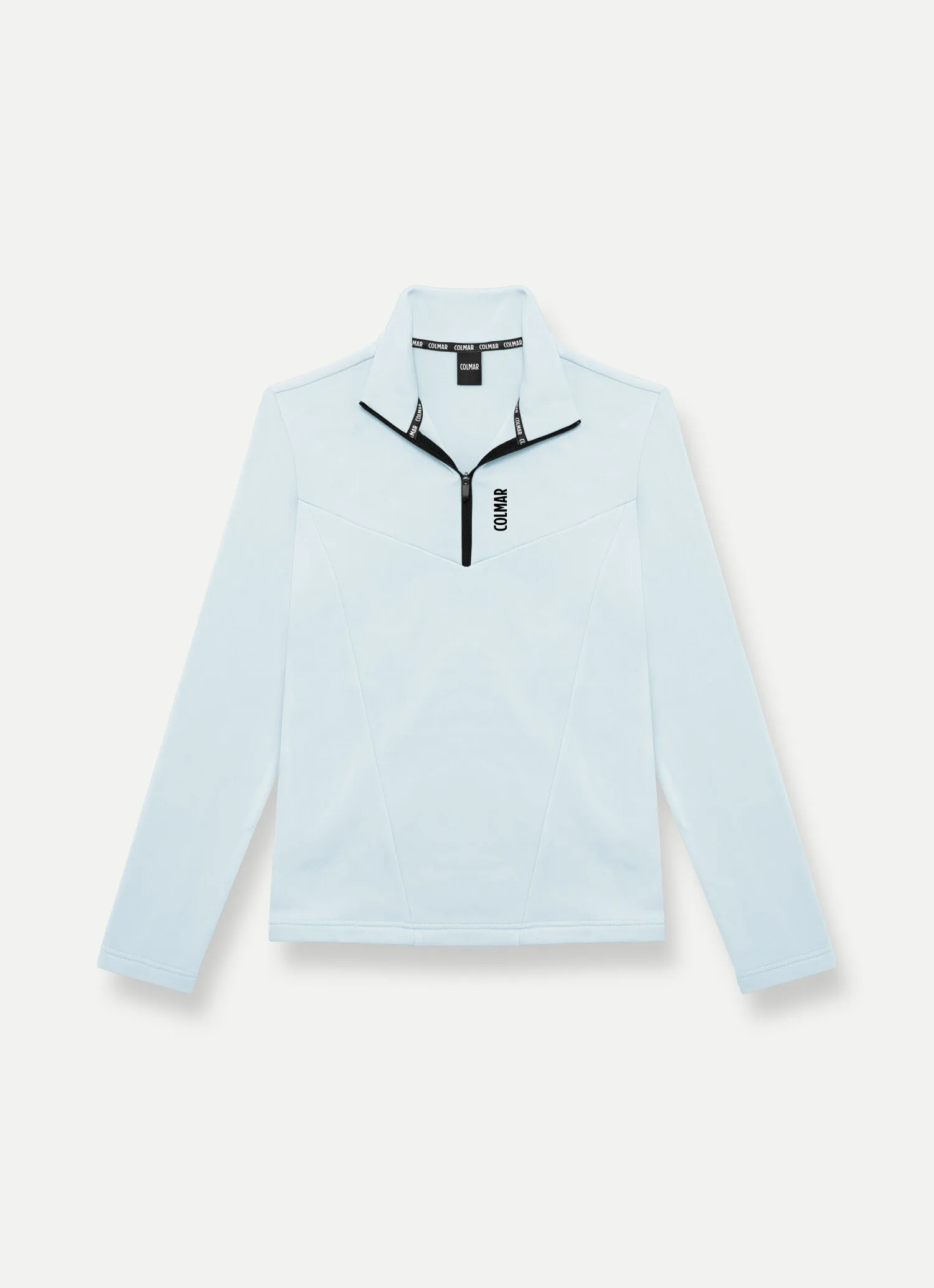 Stretch fleece half-zip ski sweatshirt