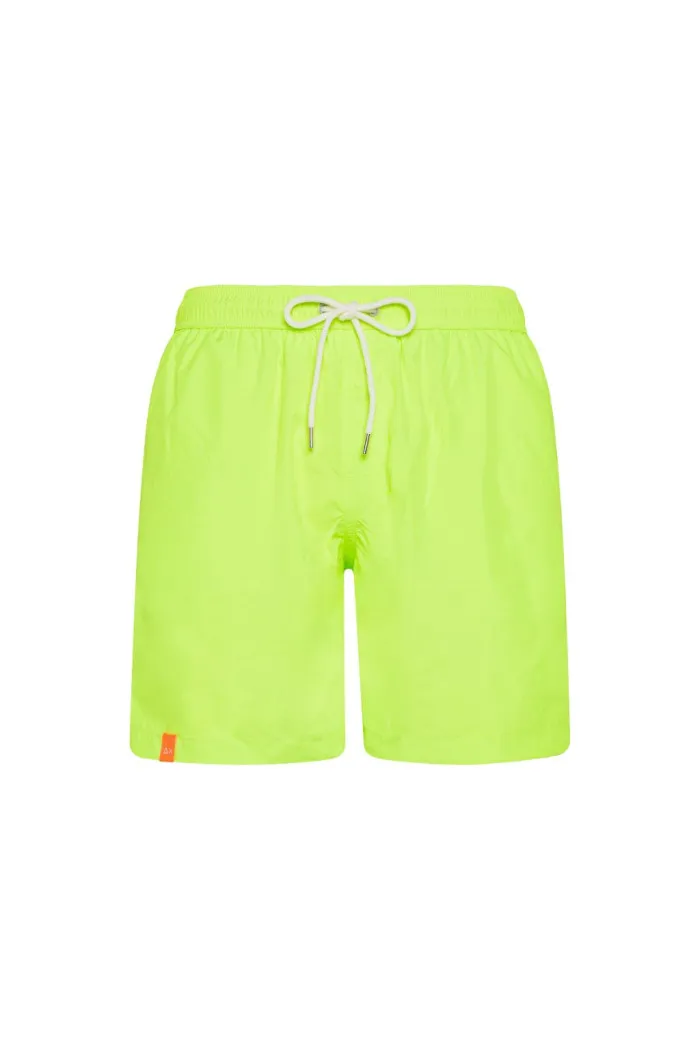 SUN 68 BOXER MARE UOMO GIALLO FLUO PACKA H32101