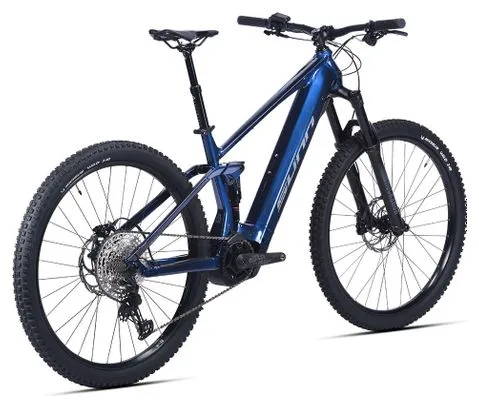 Sunn Charger MTB elettrica a sospensione totale Shimano Deore 625Wh 12S 29'' Blu