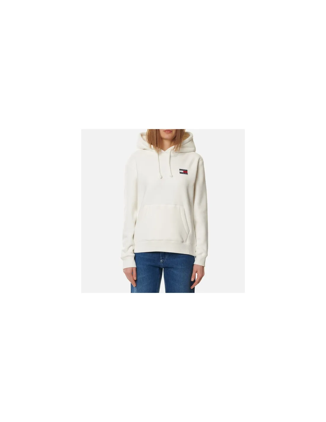 SWEAT-SHIRT TOMMY JEANS AVEC BADGE POLAR FLEE TJW