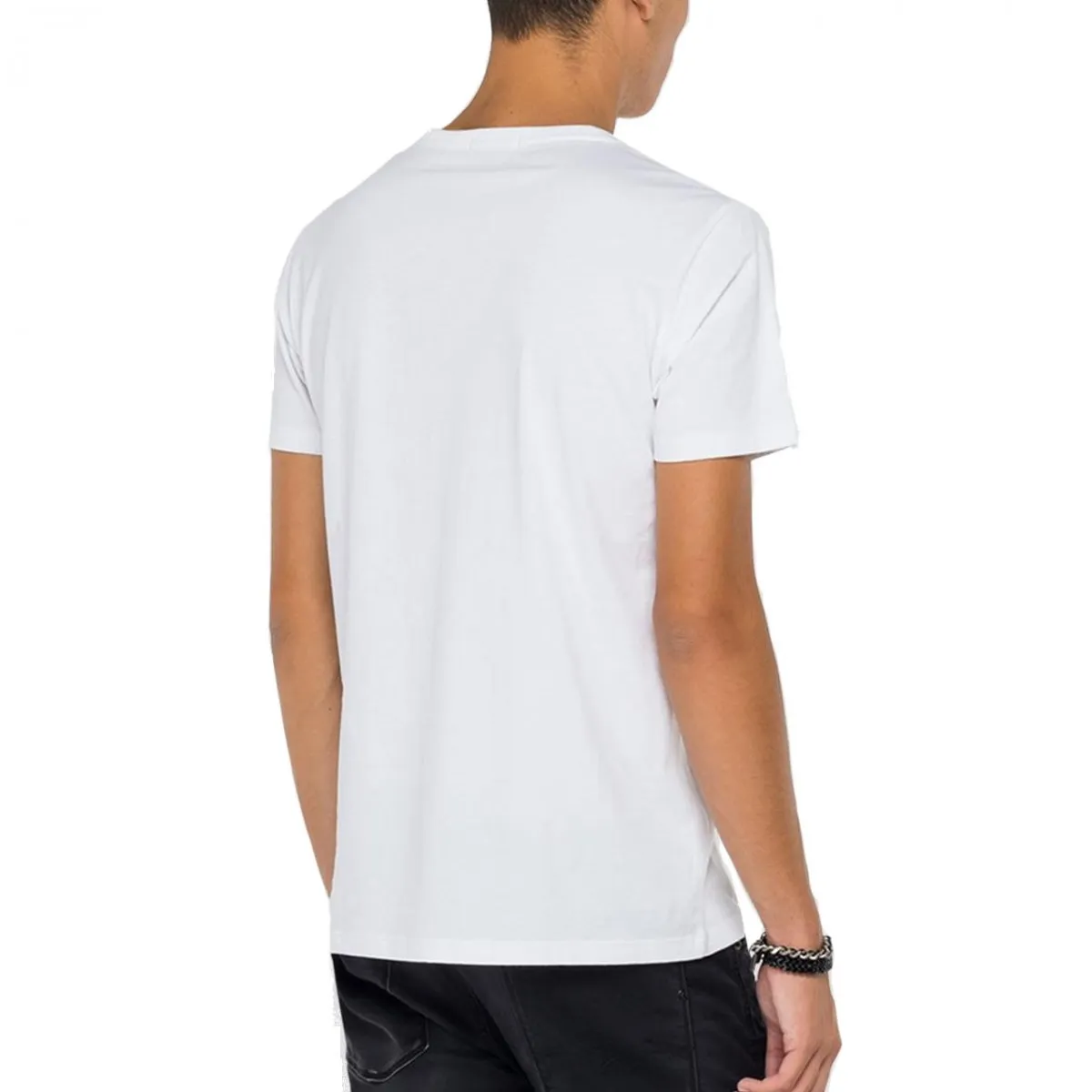 T-Shirt Con Stampa Tattoo, Bianco