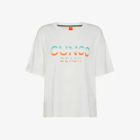 T-SHIRT ROUND FANCY S/S BIANCO PANNA