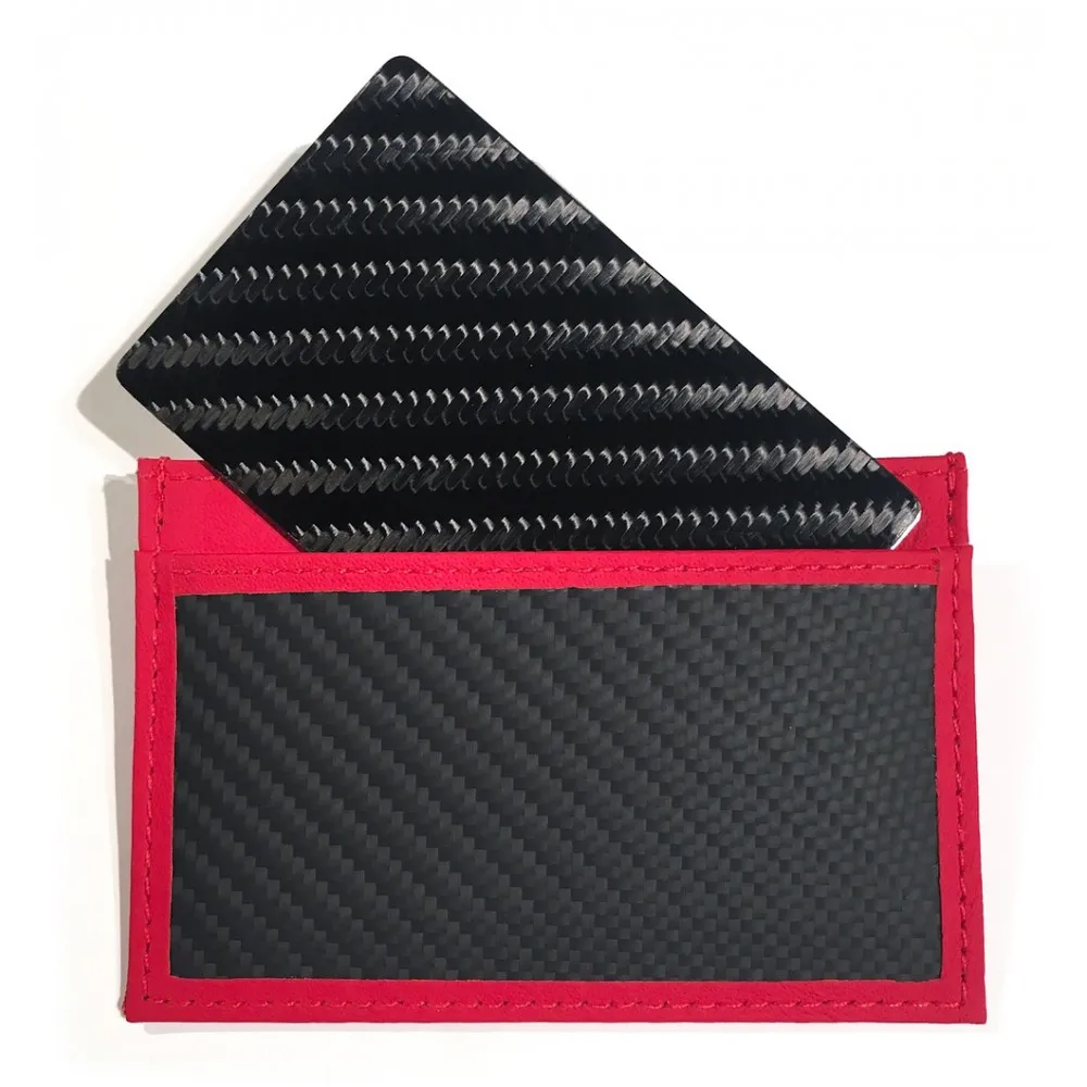 TecknoMonster - Tecksabrage & Cardcase - Rosso - Sciabolatore in Fibra di Carbonio Aeronautico e Titanio - Carpet Collection