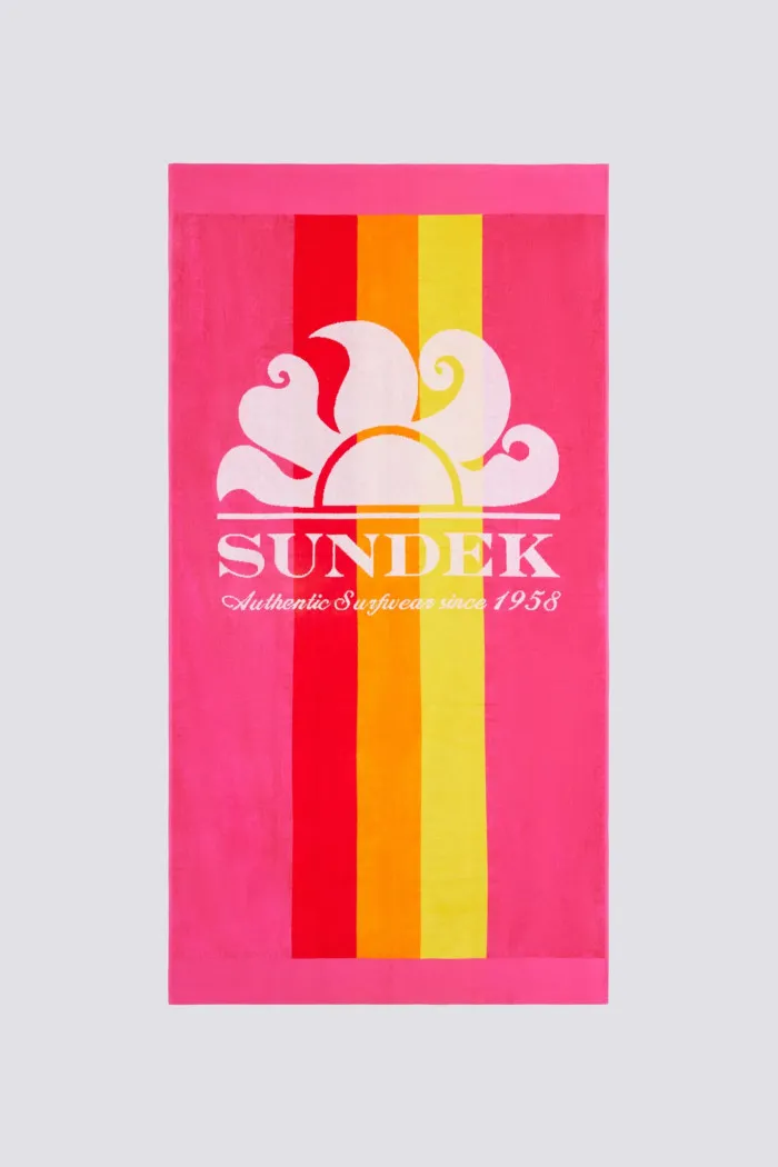 TELO MARE ROSA SUNDEK IN COTONE JAQUARD 385