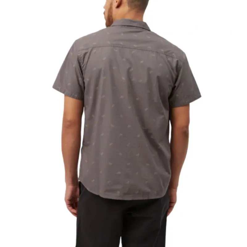 Tentree Bike Around Shortsleeve (Grigio Granito) uomo