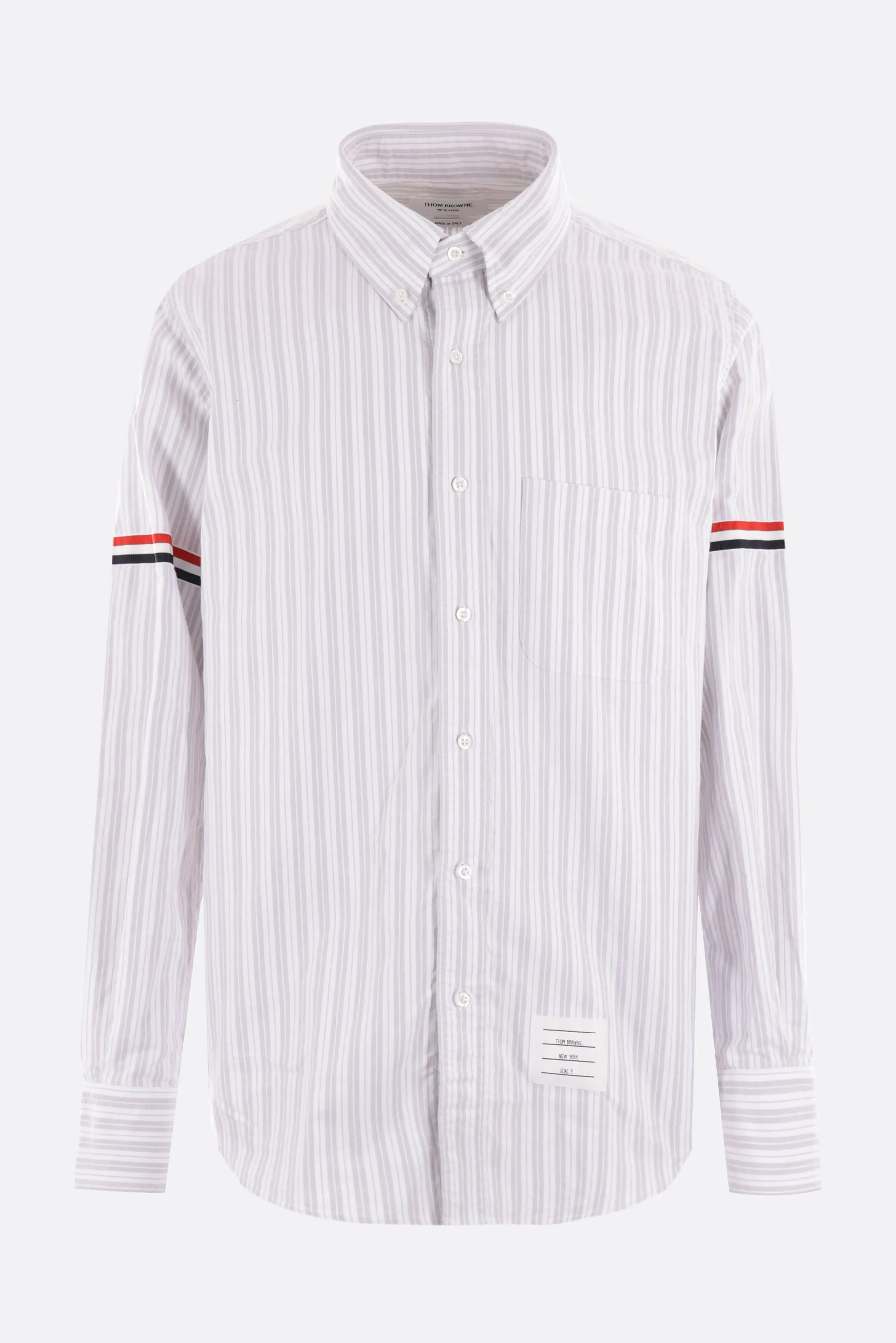 THOM BROWNE camicia in cotone oxford