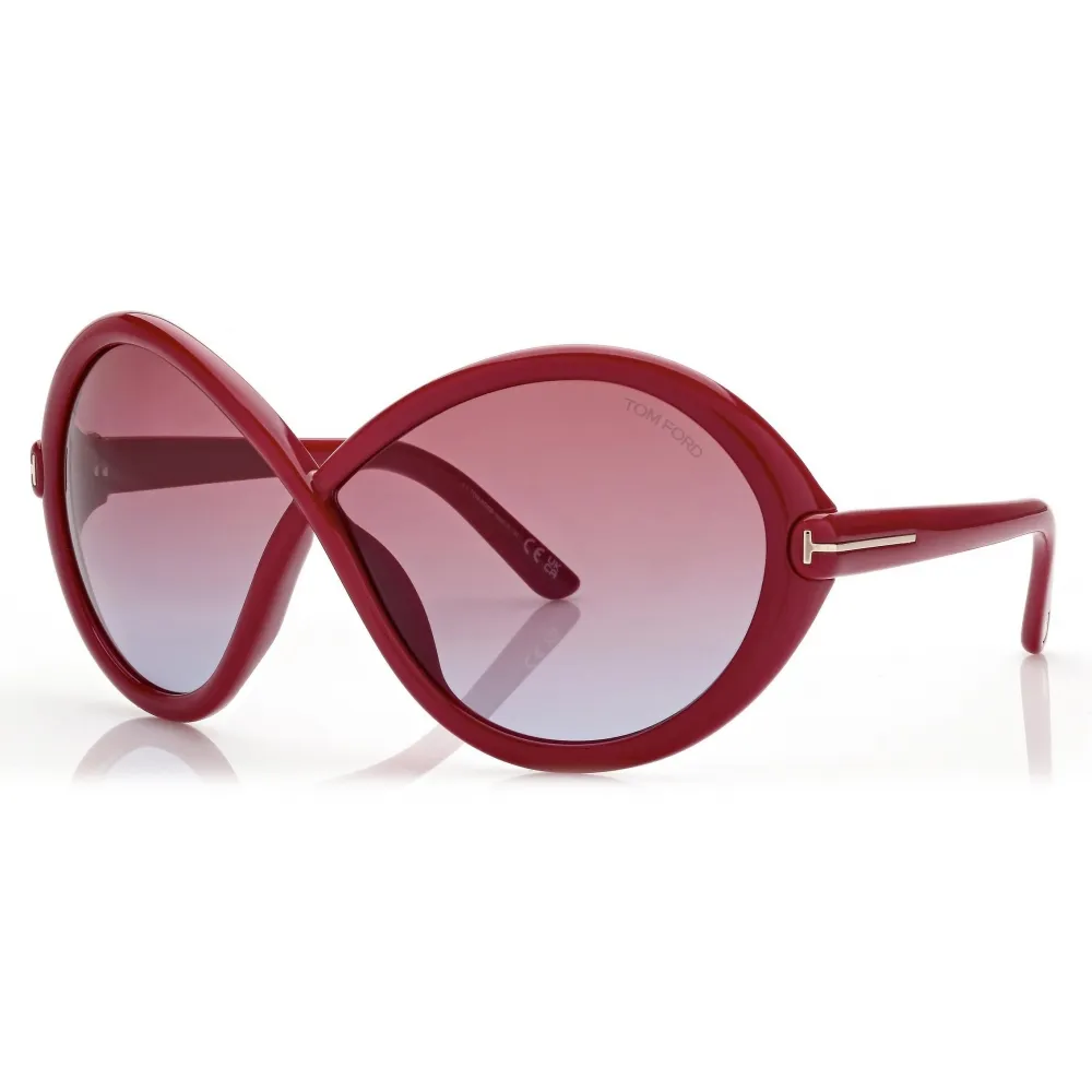 Tom Ford - Jada Sunglasses - Occhiali da Sole a Farfalla - Rosso - Occhiali da Sole - Tom Ford Eyewear