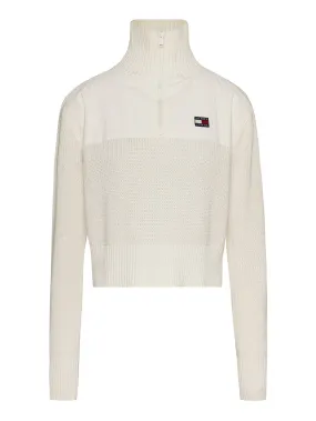 TOMMY HILFIGER Felpa Donna - Bianco modello DW0DW16521