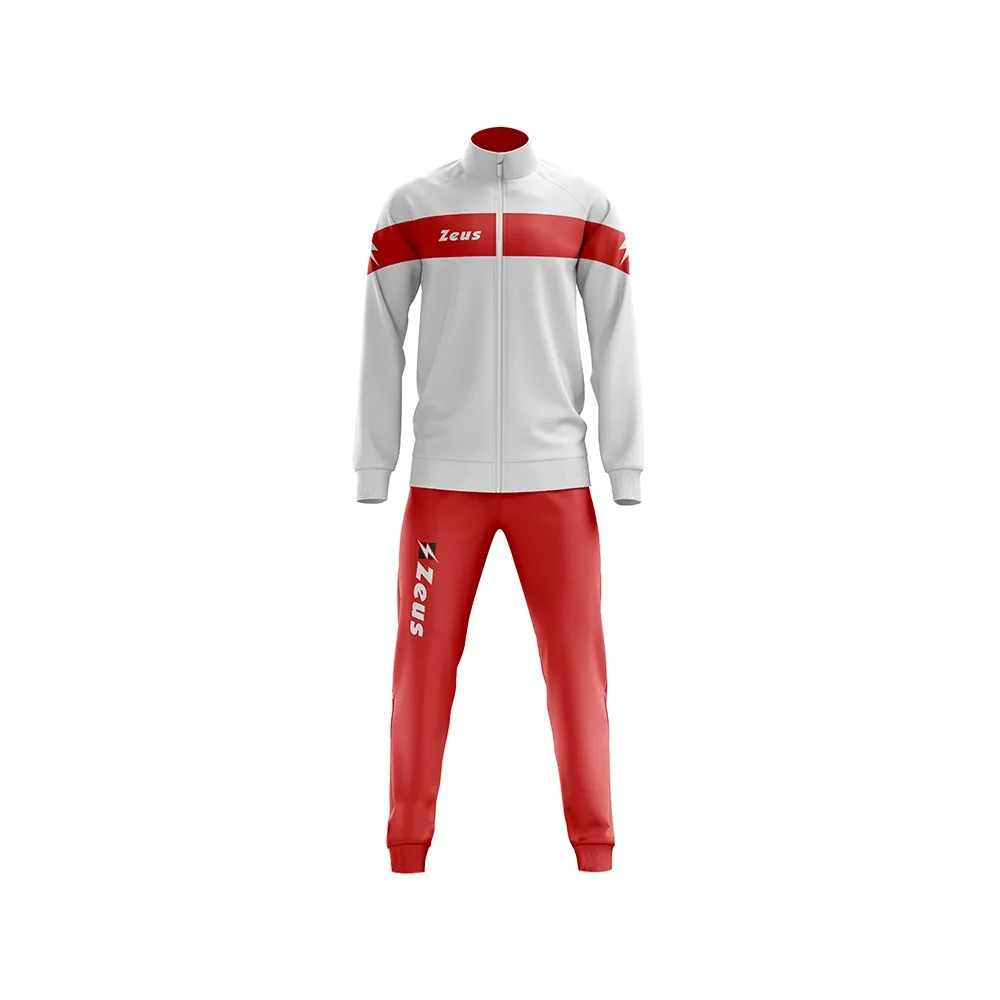 TUTA RELAX APOLLO ZEUS SPORT COLORE BIANCO ROSSO