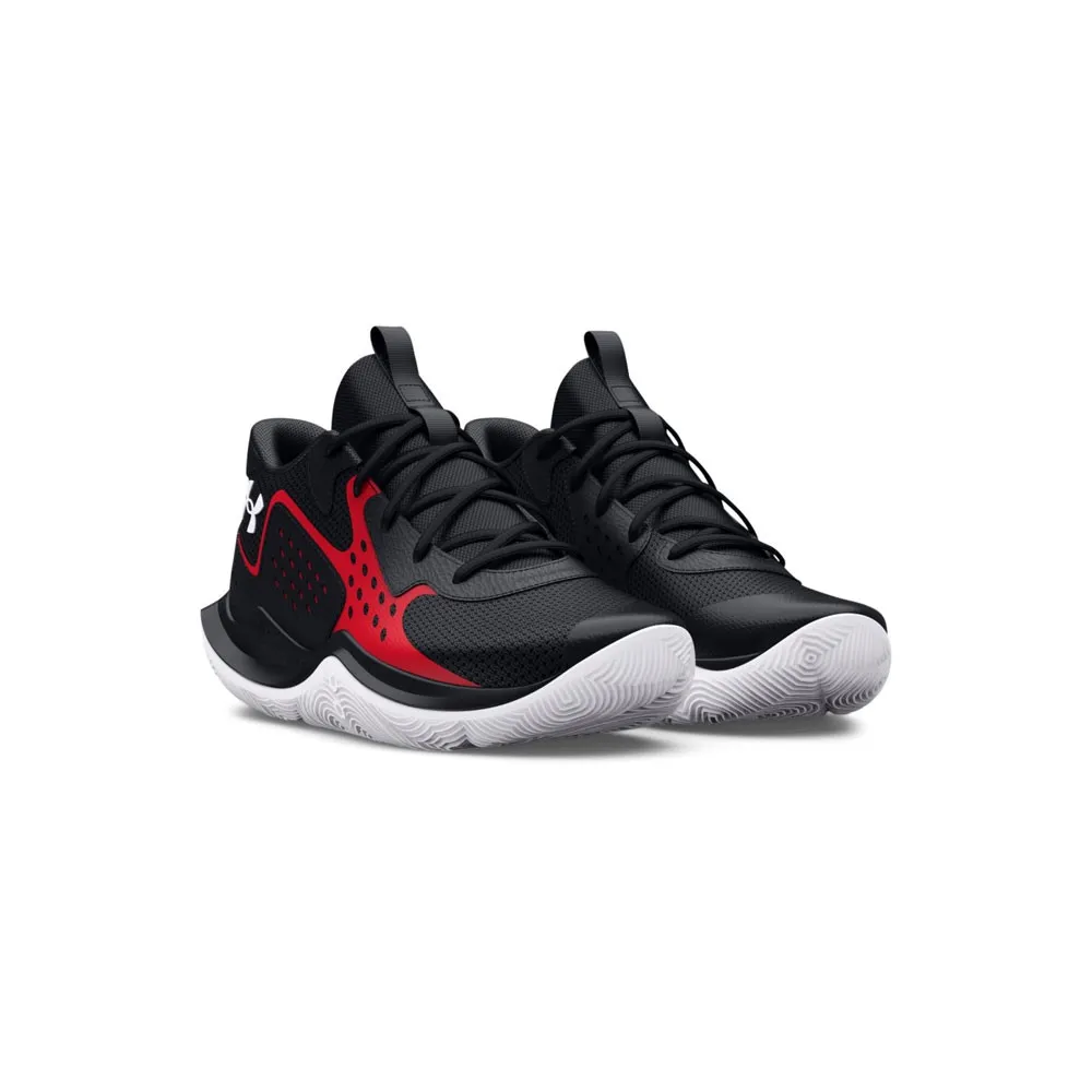 Under Armour Jet 23 Gs Nero Rosso - Scarpe Basket Bambino