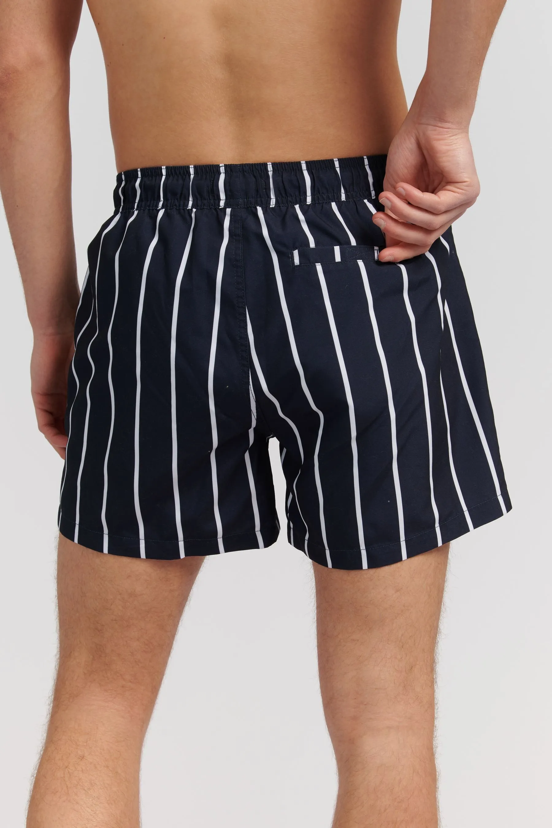 U.S. Polo Assn. Blu - A righe - Shorts da bagno giocatore