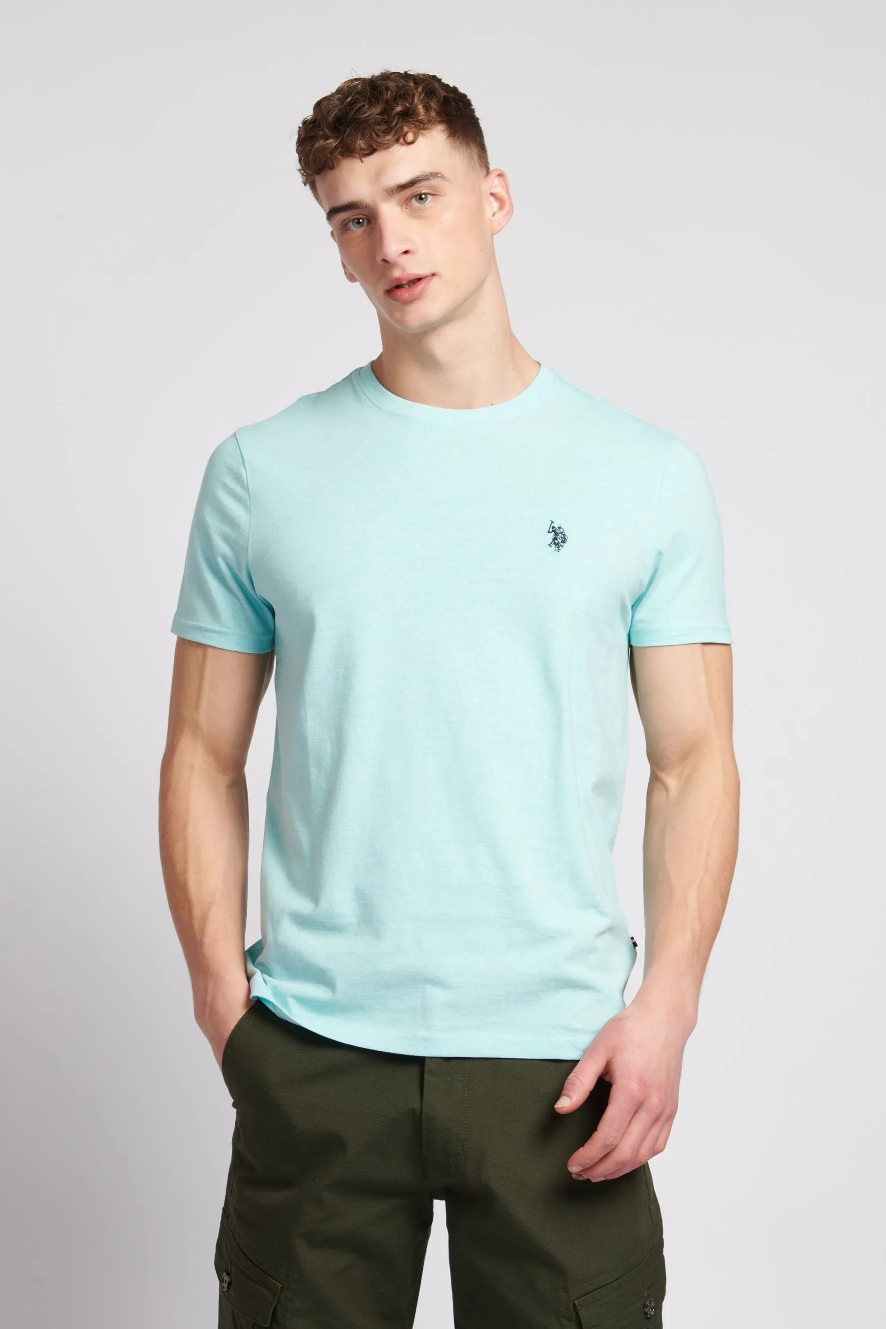 U.S. Polo Assn. Blu - Horsemen - T-shirt doppia