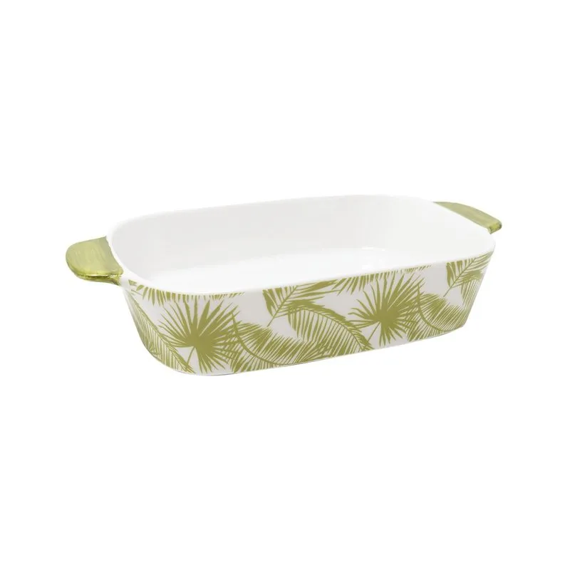 Villa Altachiara Pirofila Aruba verde new bone china 89050 cm 23x14x4.5