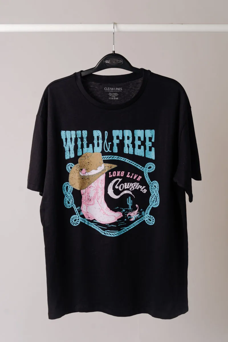 Wild & Free Boots Tee